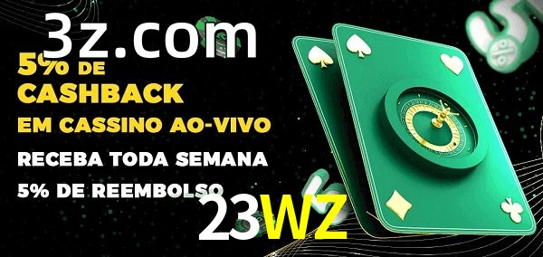 Promoções do cassino ao Vivo 23WZ
